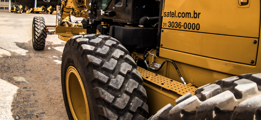 Como cuidar dos pneus de máquinas pesadas? | Satel